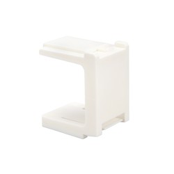 1 PORT BLANK INSERT, TO MOUNT IN FUTUREWAY PATCH PANELS AND OUTLET COLOR WHITE, 6 PIECES PER PACK