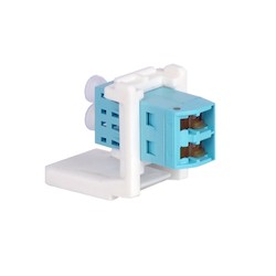 LANS Adapter Module, LC Duplex Shuttered, Ceramic Sleeve