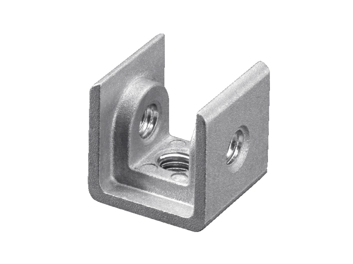 U-Nut,Steel,M6,Zinc Plated