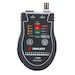 RJ45/Coax Tester performs a TIA568 test on CAT5/6 network cable (RJ45) with instant PASS/FAIL results - opens/shorts, reversals, split pairs, and continuity. Includes a built-in tone generator for tracing and troubleshooting with included tone probe.