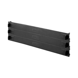 DK Blanking Panel, 482.6 mm (19&quot;), 3 U, Toolless Fixing, RAL 9005