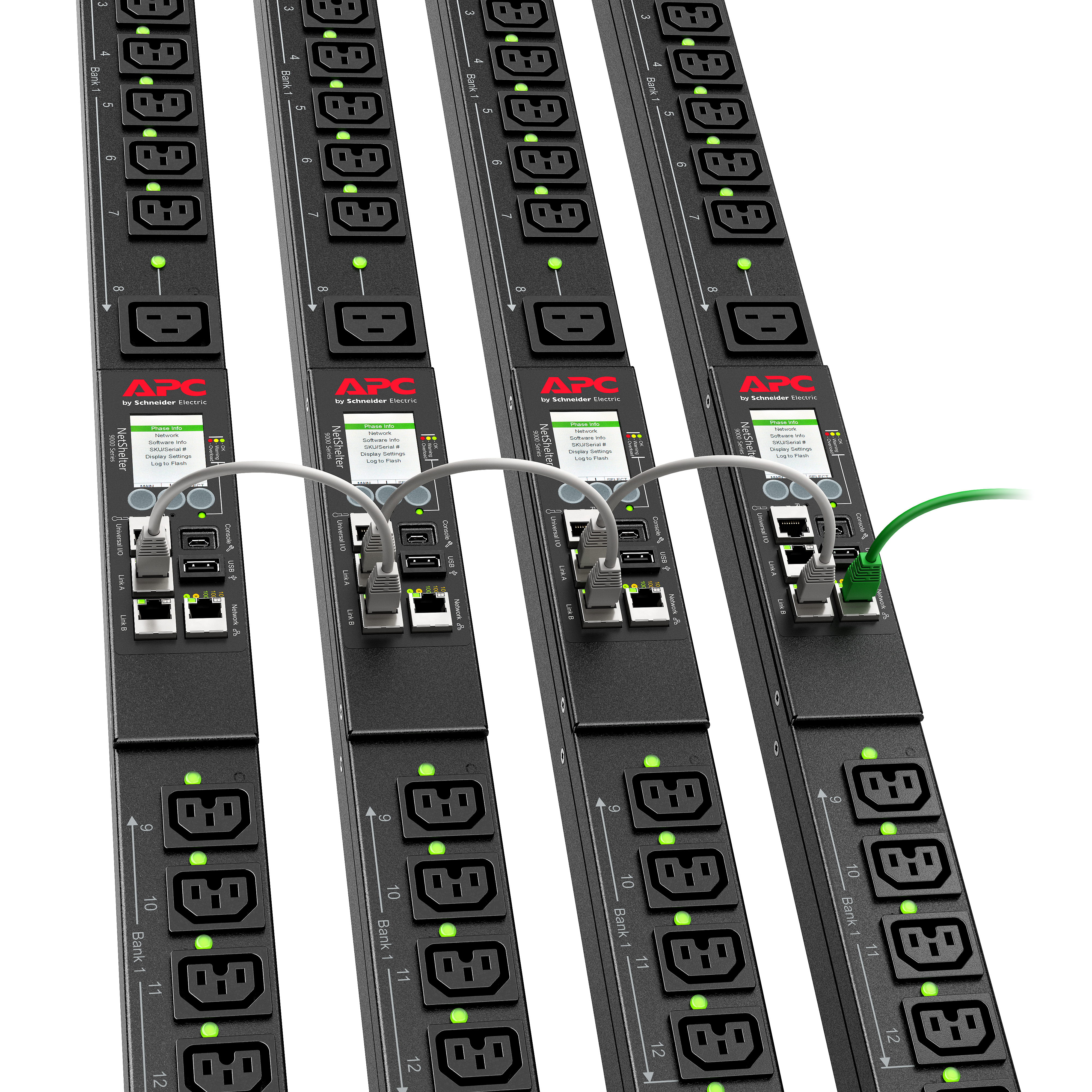 APC Rack PDU 9000 Switched, 48 A, Black, 2 m, WxHxD: 4.37 x 72.17 x 2. ...