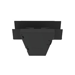 FiberRunner Vertical Tee Fitting 6x4 Black