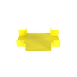 FiberRunner 4-Way Cross Channel 12x4 Yellow