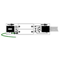 3/4 PSTN SURGE DIVERTER