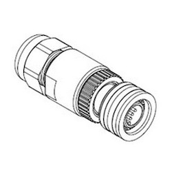 Ultra-lock (M12) Single Keyway With PG9 Cable Fitting, Male, 4 Pole, Straight, Cable Diameter 4.10-8.10mm