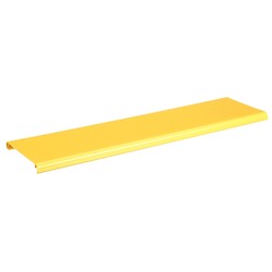 FiberRunner Snap-On Hinged Cover 6x4 Yellow