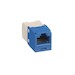 Mini-Com UTP RJ45 Cat 6 TG Jack Module Blue