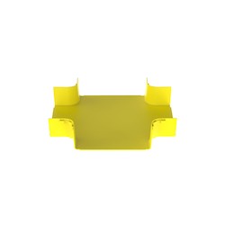 FiberRunner 4-Way Cross Channel 12x4 Yellow