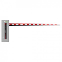 Vehicle entrance control gate barrier with 6m arm with LED (left)
