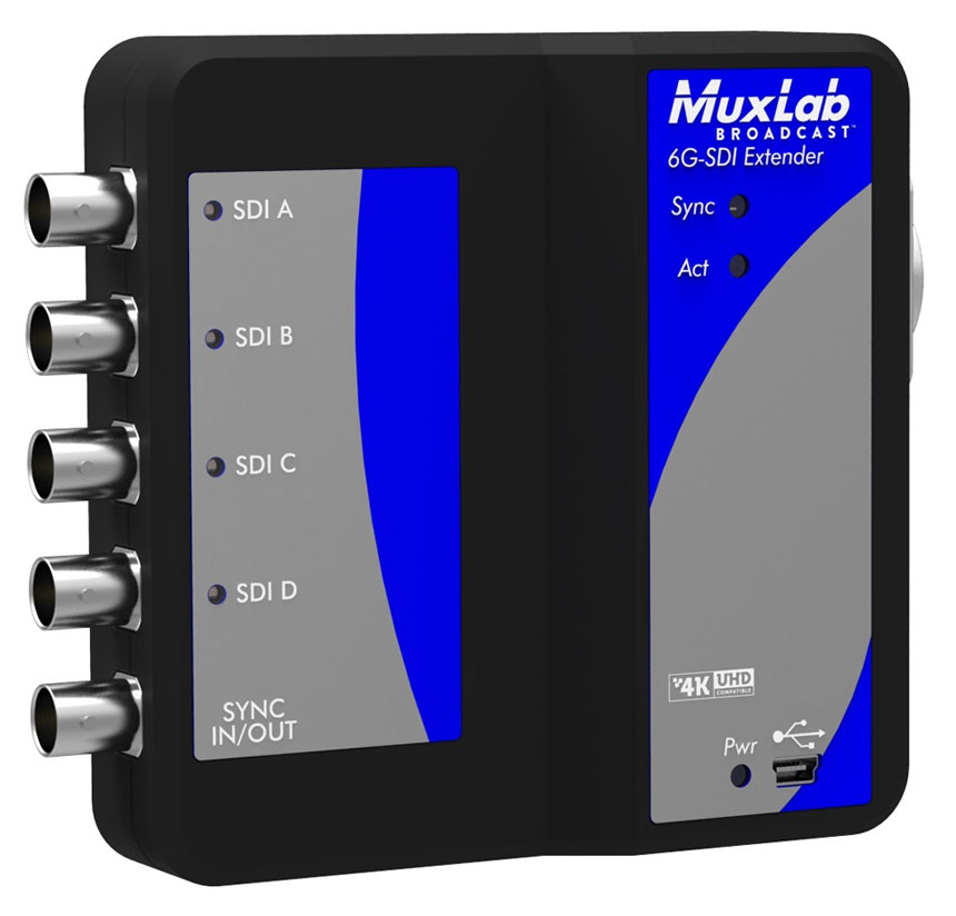 Extender Over UTP, 4K+, Maximum Distance 330 ft., 1 Output, Outputs SDI ...