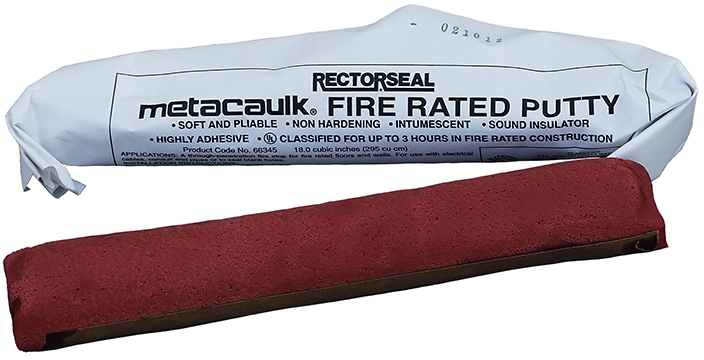 Fire Rated Putty Stick,Red,18 cu. in.,Barrier