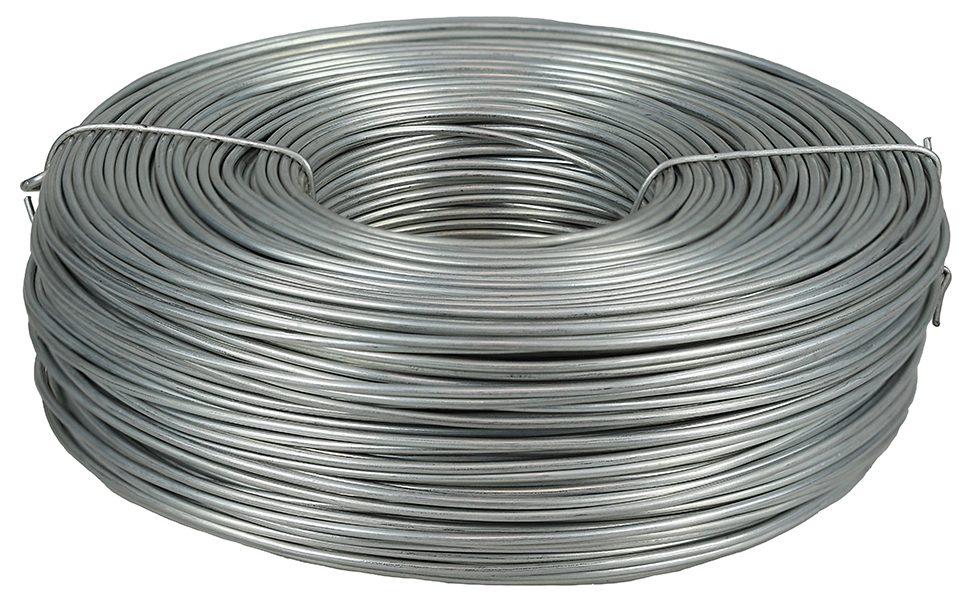 Tie Wire, 400 ft. Lg, Galvanized Carbon Steel, 16.5 ga. Thk