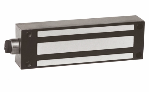 Magnetic Gate Lock, 1200 lb. Holding Force, 12/24 VDC Input, Bond ...