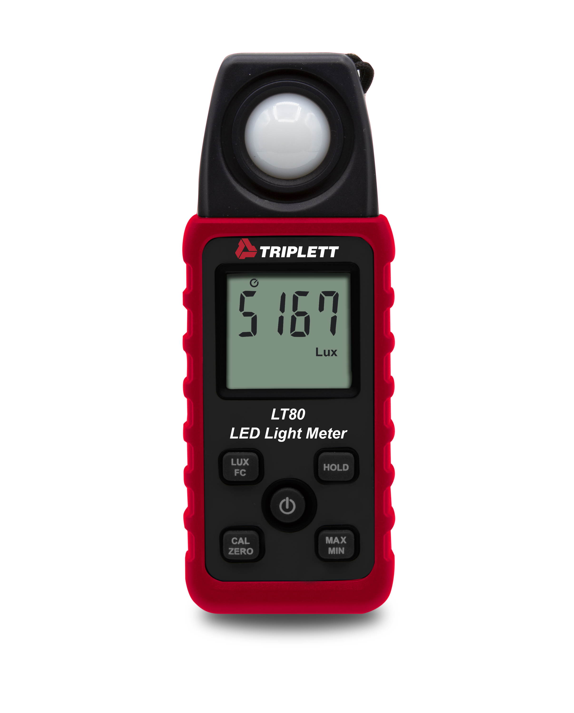 LED Light Meter, 0 to 40,000 ft. cd, 0 to 4,00,000 Lux