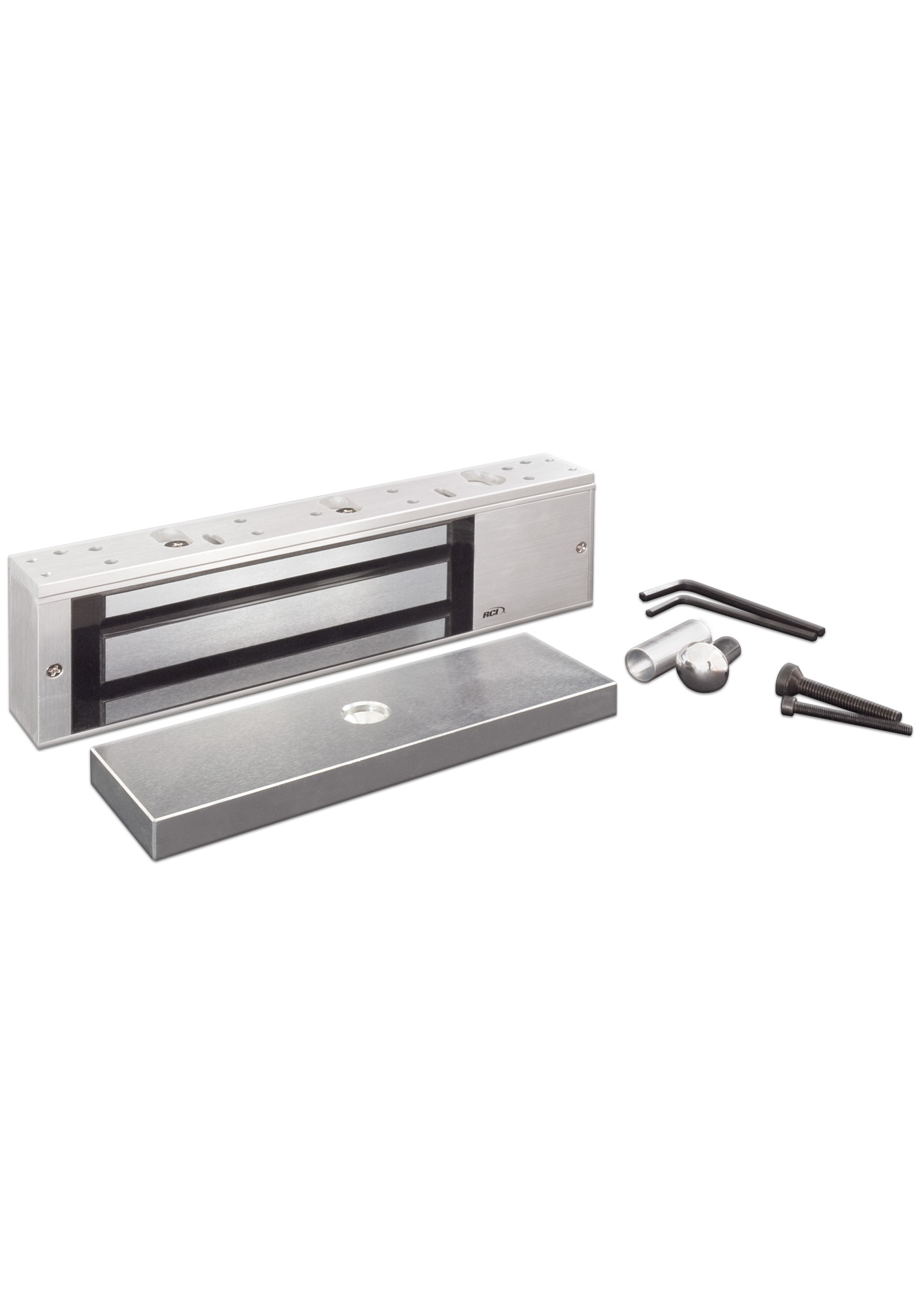 Electromagnetic Lock, 1500 lb. Holding Force, 12/24 VDC Input, Security ...