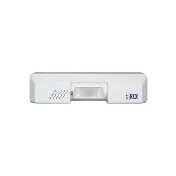 T.REX REQUEST-TO-EXIT DETECTOR WITH TAMPER, PIEZOELECTRIC BUZZER, TIMER AND 2 RELAYS, WHITE