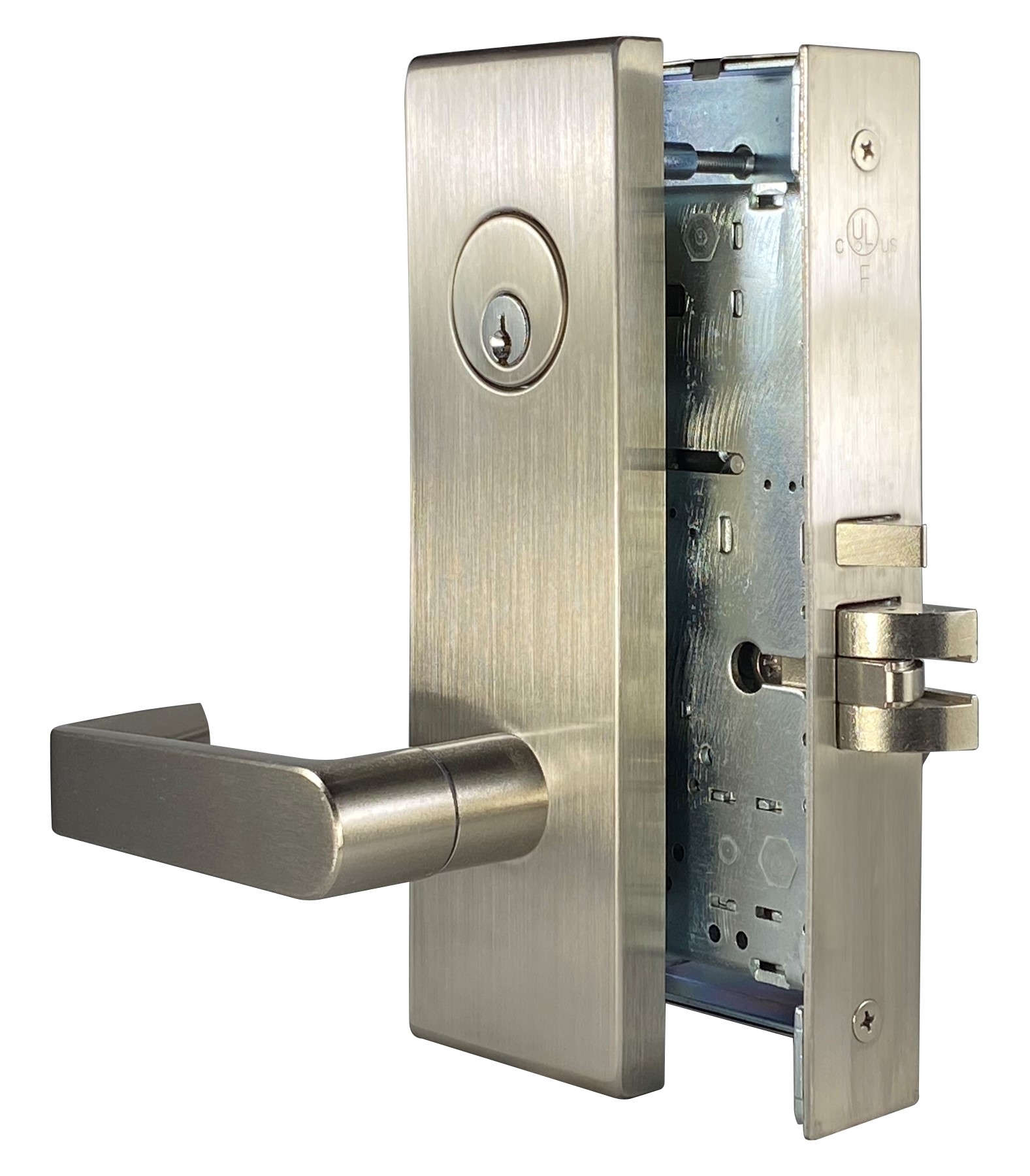 Mortise Lock, Function: Storeroom Lock, US32D Satin Stainless Steel ...