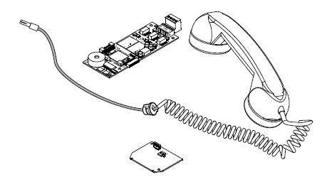 Telephone Kit, Red, 24 VDC