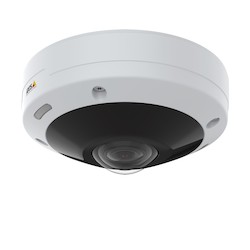 M4308-PLE Panoramic Camera 12 MP Outdoor-ready Dome Audio Capture 4x Mic