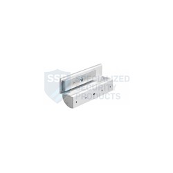 ARCHITECTURAL Z+L BRACKET FOR SLIM MAGLOCKS, W/CURVED COVER FULLY ADJUSTABLE