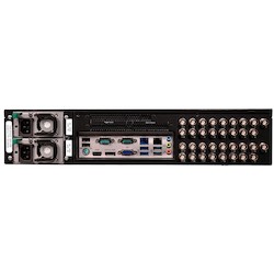 exacqVision Z-series Network Video Recorder, Rack Mount, 2U, 128 IP Camera, 400 Mbps Windows/800 Mbps Linux Storage, 120/240 Volt AC, 250 Watt, 12 TB, RAID-5, With 8 IP/enterprise License, Linux