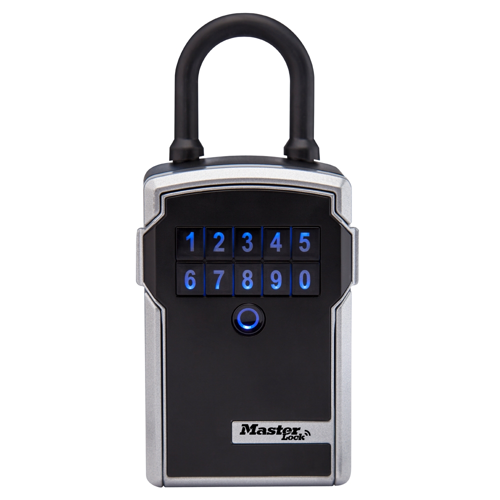 Bluetooth Portable Lock Box, Silver, Rectangular, Fully Removable ...