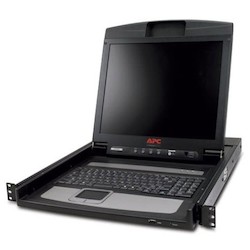 APC AP5717 rack console 43.2 cm (17") Black