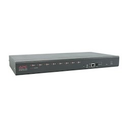 APC APC 8 Port Multi-Platform Analog KVM 1U Switch per keyboard-video-mouse 