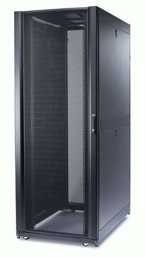 Server Rack Enclosure,Black,1200 mm Dp,Two Front Hinged - Perforated ...