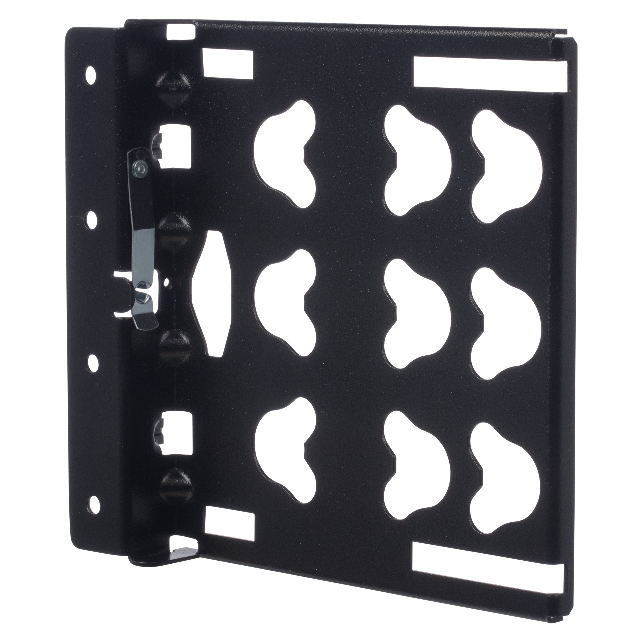 PDU Mounting Bracket,Black,Steel,WxH: 6.35 x 6.59 x 1.24 in.,Two Piece ...