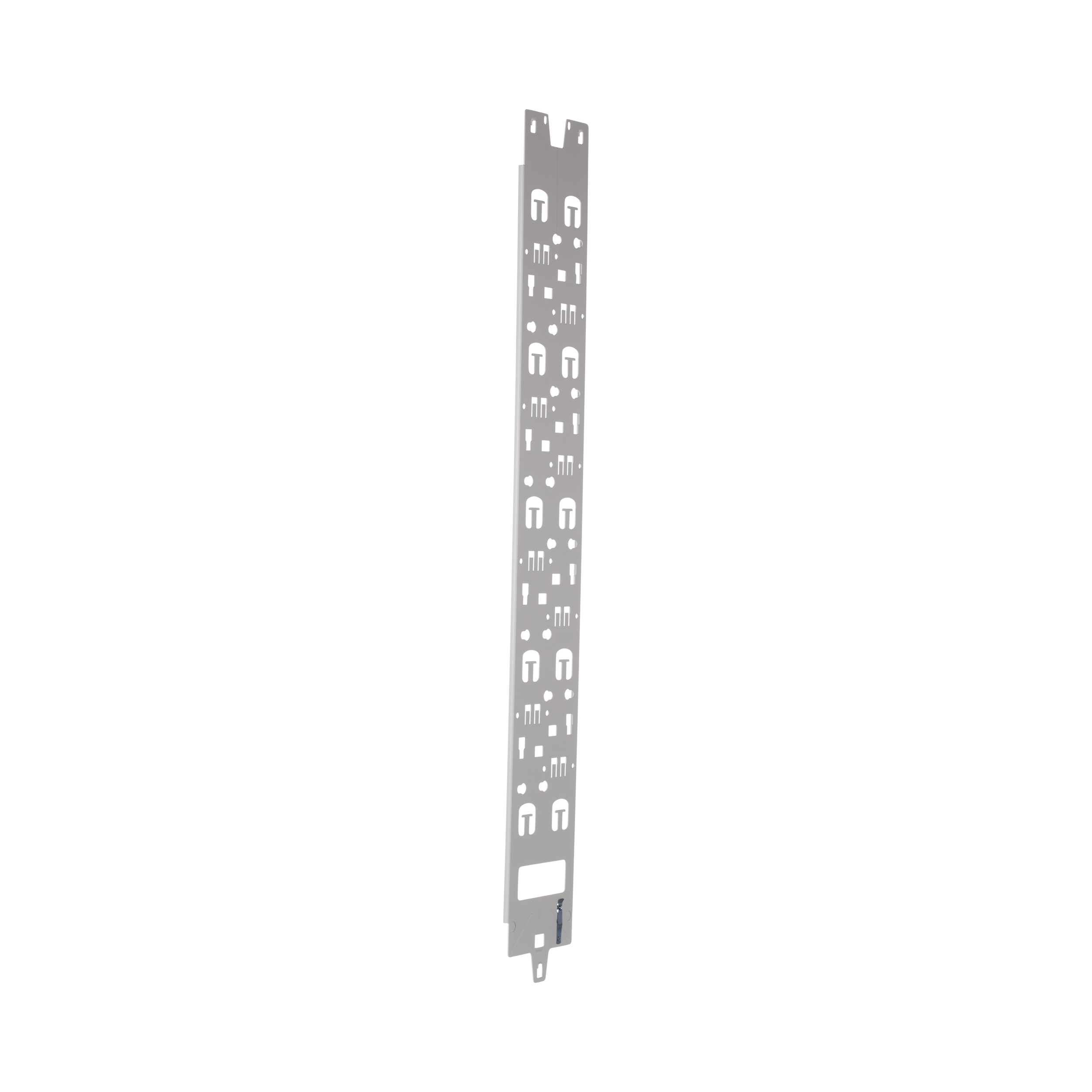 Vertical Cable Management Panel,White,Steel,WxH: 5.48 x 16.4 in.,Powder ...