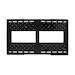 RoomReady Set Wall Enclosure, ADA 42.44"X 24.88" X 2.00", For 49"- 65" Display