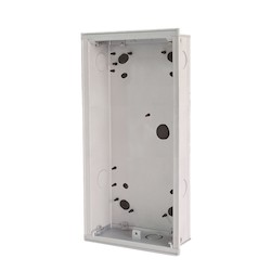 Boîte encastrée, 3 modules, taille 1/3, pour panneau de 125 mm