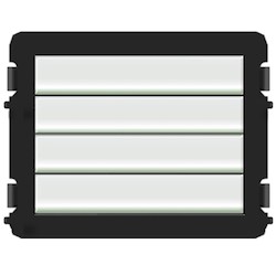 Module de boutons-poussoirs 4/8, avec rétroéclairage LED