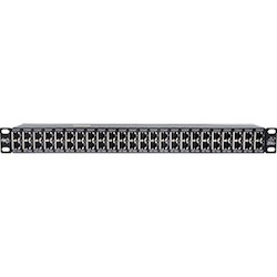 24 Channel Rackmount POE/Ethernet Protector, 1U, Shielded RJ45 In/Out, 10GbE