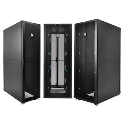 ZetaFrame Cabinet; 96.9&quot;H x 31.5&quot;W x 47.2&quot;D (2461mm x 800mm x 1200mm); 52U; Perf Front Door; Solid Rear Door; Vertical Exhaust Duct 15&quot;H-20&quot;H (381mm - 508mm); 2 Side Panels; Grommet Bottom Panel; Air Dam; Rail Brushes; Standard Pallet; Black