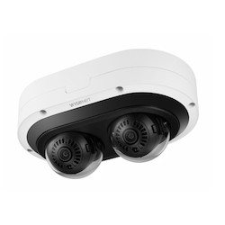 Network Vandal Outdoor 2CH AI IR Dome Camera, (2MP X 2 Sensors) 4MP @ 30fps