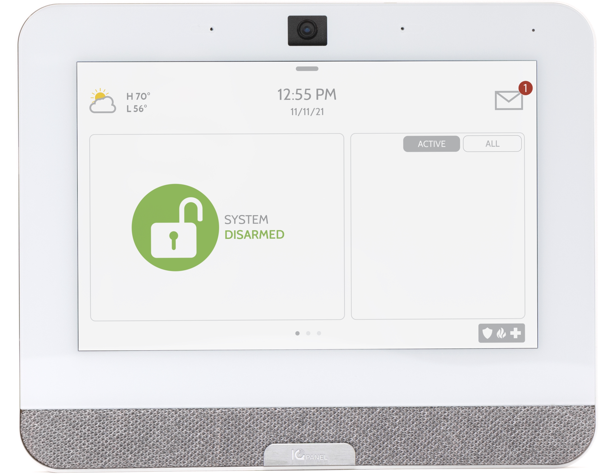 Control Panel Kit, Cellular Generation: Verizon PowerG+ LTE, 1000 mA, White