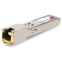 MSA and TAA 100/1000/10000Base-TX SFP+ Transceiver (Copper, 30m, RJ-45)
