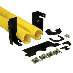 FiberGuide Fiber Management Systems; FiberGuide Product Line System: 4x4 System, 4x6 System Downspout Attachment Type: Dual 5&#8217; with Flex Tube Length: 1.524 M