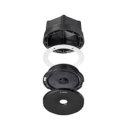 Ambient noise sensor to monitor changing ambient noise levels for automatic adjustment of announcement or background music levels (AVC - Automatic Volume Control)