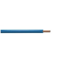 2.5mm Tri Rated panel wire, 1 conductor, bare copper, flexible PVC, blue BS6231 Type CK, UL Type AWM Style 1015 (including UL 1028, UL 1283 and UL 1284) CSA Type TEW 105C