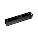Powder coated aluminum pendant (ceiling) mounting kit for Novanex 4 digit clocks (requires pole and joist hanger by customer)