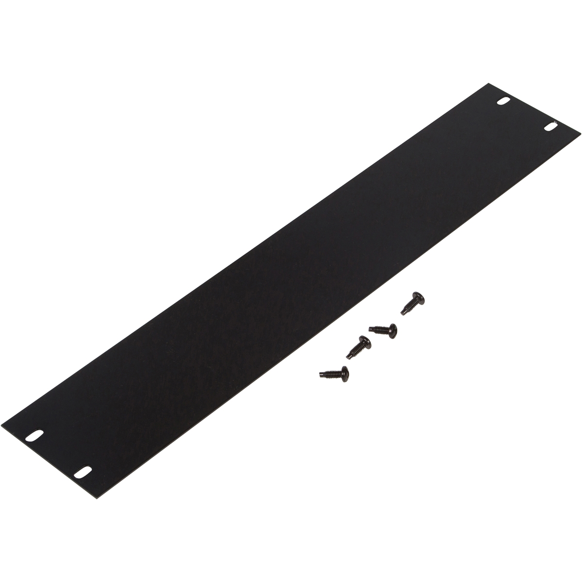 Blanking Filler Plate,Black,19 in. Wd Mount,1U Rack,H: 1.75 in.