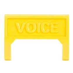 M60 Voice Information Outlet Icon Insert, blue