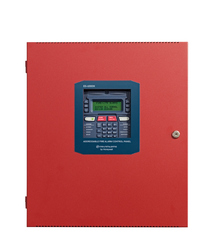 Fire Alarm Control Panel,2.4 A,Red,6.755 in. Dp,20 in. Ht,256 Zone ...