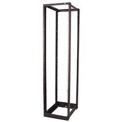 Adjustable ServerRack; 96&quot; H (2400 mm); 51 RMU; 22.64&quot; D to 28.54&quot; D (575 mm - 725 mm); Square-Punched Mounting Holes; Black