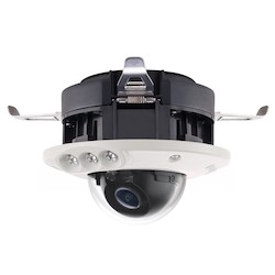 1080p Contera NDAA Flush Mount MicroDome LX 1920x1080 H.265/H.264/M-JPEG, WDR 120db, NightView, SNAPstream+, 2.8mm Lens, 30fps, Remote Focus, IR,defog, SD Card Slot, Onvif, PoE