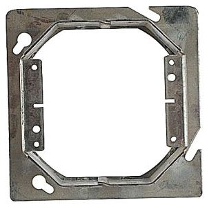 Raised Plaster Ring 4-11/16 inch Steel, Raised 1-1/4 inch